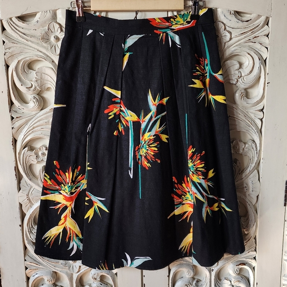 Eva Mendes Black bird of paradise Maddie skirt - Picture 3 of 13
